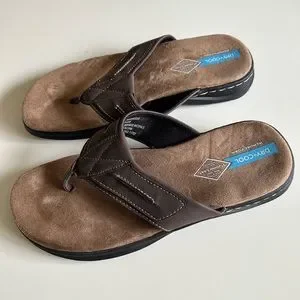 St. John | Shoes | Mens Dry Cool Memory Foam Sandals Brown  display picture 1